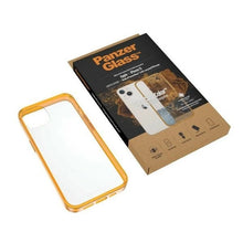 Заредете изображение във визуализатора на галерията – PanzerGlass ClearCase antibacterial case with Military Grade certificate for iPhone 13 / 14 / 15 - transparent yellow
