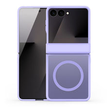 Заредете изображение във визуализатора на галерията – DUX DUCIS case YIND compatible with MagSafe for SAMSUNG Z Flip 8 light purple
