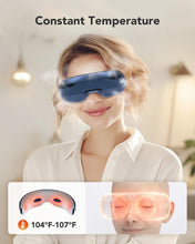 Заредете изображение във визуализатора на галерията – SKG E3 Pro eye and temple massager with vision window - blue
