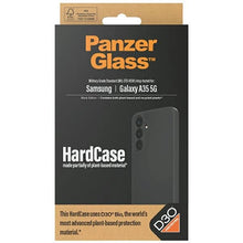 Заредете изображение във визуализатора на галерията – PanzerGlass HardCase with D3O® Bio and Military Grade Certification for Samsung Galaxy A35 5G - Transparent and Black
