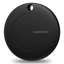 Заредете изображение във визуализатора на галерията – Silver Monkey Tag silicone locator, compatible with Apple Find My + case - black
