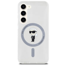 Заредете изображение във визуализатора на галерията – Original Pouch KARL LAGERFELD  hardcase IML Ikonik MagSafe KLHMS24SHFCKNOT for Samsung Galaxy S24 transparent
