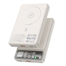 Заредете изображение във визуализатора на галерията – Power Bank HOCO with wireless charging support MagSafe - 10 000mAh PD 22,5W Q18 white

