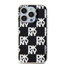 Заредете изображение във визуализатора на галерията – Original Case DKNY hardcase IML Checkered Mono Pattern DKHCP15XHDLCEK for Iphone 15 Pro Max black
