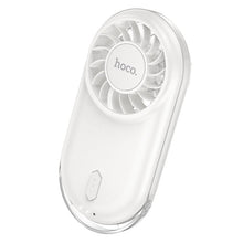 Заредете изображение във визуализатора на галерията – Portable mini fan Hoco HX611 milky white
