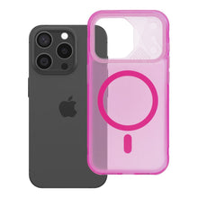 Заредете изображение във визуализатора на галерията – Case for iPhone 15 PRO Aurora compatible with MagSafe pink
