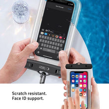 Заредете изображение във визуализатора на галерията – Tech-Protect Waterproof Case UWC7 waterproof cover for devices up to 6.9" - pink
