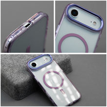 Заредете изображение във визуализатора на галерията – Case for iPhone 18 Pro / 17 Pro Frame Clear Hybrid Mag Cover compatible with MagSafe black
