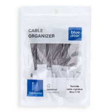 Заредете изображение във визуализатора на галерията – Blue Star PJ-COZ413 self-adhesive cable tie with Velcro- gray (10 pcs.)
