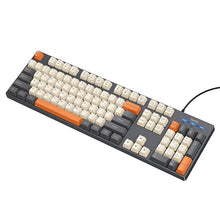 Заредете изображение във визуализатора на галерията – Wired keyboard QWERTY Hoco GM61 tri-color (white, grey, orange)

