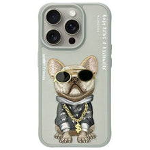 Заредете изображение във визуализатора на галерията – NIMMY case GLASSES COOL DOG for IPHONE 15 Pro Max gray
