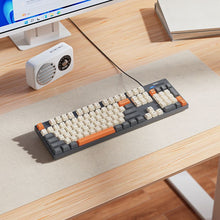 Заредете изображение във визуализатора на галерията – Wired keyboard QWERTY Hoco GM61 tri-color (white, grey, orange)
