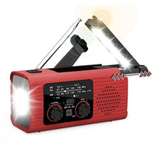 Заредете изображение във визуализатора на галерията – PRISTAR radio FM with flashlight 4000 mAh YX318 red
