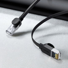 Заредете изображение във визуализатора на галерията – Baseus High Speed ​​flat Ethernet CAT6 RJ45 network cable 0.5m - black
