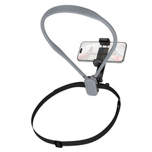 Заредете изображение във визуализатора на галерията – Neck universal phone holder Hoco K30 black gray
