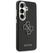 Заредете изображение във визуализатора на галерията – GUESS case for SAMSUNG S26 GUHCS26S5PS4RGGK (Grained Big 4G Metal Logo) black
