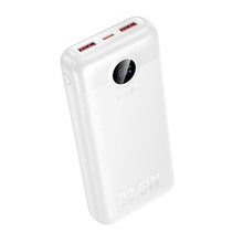 Заредете изображение във визуализатора на галерията – Powerbank Hoco 20000 mAh QC 22,5W+PD 20W LED J172A white
