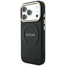 Заредете изображение във визуализатора на галерията – Case for IPHONE 18 Pro/17 Pro compatible with MagSafe (Saffiano Peony Ring) black
