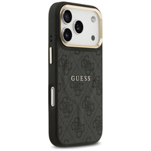 Заредете изображение във визуализатора на галерията – GUESS case for IPHONE 17 Pro compatible with MagSafe GUHMP17LP4MSEGCK (PU 4G W/ Classic) black
