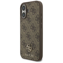 Заредете изображение във визуализатора на галерията – GUESS case for IPHONE 17 compatible with MagSafe GUHMP17SP4SM4MW (PU 4G Small 4G and Classic) brown
