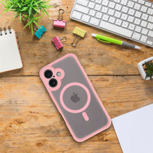 Заредете изображение във визуализатора на галерията – FULL MATTE MAG COVER case compatible with MagSafe for SAMSUNG A17 light pink
