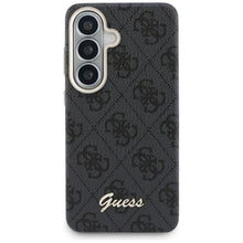 Заредете изображение във визуализатора на галерията – GUESS case for SAMSUNG S26 GUHMS26S5P4FWMSK (4G Script MagSafe) black
