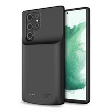 Заредете изображение във визуализатора на галерията – Tech-Protect PowerCase case for Samsung Galaxy S22 Ultra with 4800mAh power bank - black
