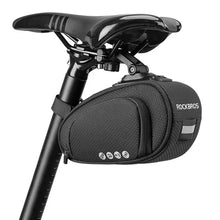 Заредете изображение във визуализатора на галерията – Rockbros C40 bicycle bag under the saddle - black
