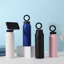 Заредете изображение във визуализатора на галерията – Magnetic holder compatible with MagSafe with 950ml container pink
