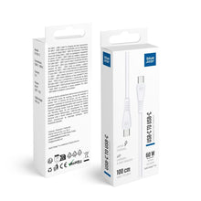 Заредете изображение във визуализатора на галерията – Cable USB C to USB C Blue Star 3A 60W QC4.0 1 m PJ-DQ1-C white
