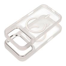 Заредете изображение във визуализатора на галерията – Case for iPhone 18 Pro Max / 17 Pro Max Forcell F-Protect Shadow Stand Premium compatible with MagSafe silver
