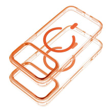 Заредете изображение във визуализатора на галерията – Case for iPhone 18 Pro Max / 17 Pro Max Frame Clear Hybrid Mag Cover compatible with MagSafe hermes orange
