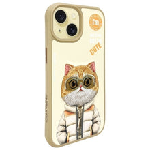 Заредете изображение във визуализатора на галерията – NIMMY case COOL&amp;CUTE 2.0 Cat for IPHONE 15 khaki
