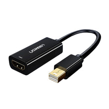 Заредете изображение във визуализатора на галерията – Ugreen MD112 10461 mini DisplayPort (male) / HDMI (female) FHD 1080p adapter - black
