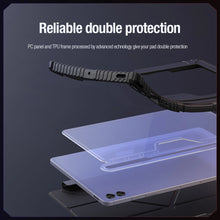 Заредете изображение във визуализатора на галерията – Nillkin Bumper Leather Case Pro case for Samsung Galaxy Tab S9 FE+ - black
