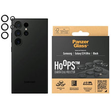Заредете изображение във визуализатора на галерията – PanzerGlass Hoops Camera Protection for Samsung Galaxy S24 Ultra - with Black Frame
