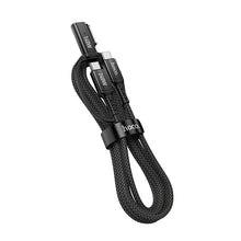 Заредете изображение във визуализатора на галерията – Cable 2in1 USB C to USB C / Mag3 Hoco 240W 1,8 m U142 black
