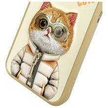 Заредете изображение във визуализатора на галерията – NIMMY case COOL&amp;CUTE 2.0 Cat for IPHONE 15 Pro Max khaki
