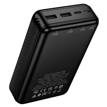 Заредете изображение във визуализатора на галерията – Powerbank Hoco 20000 mAh 2A J165A black
