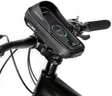 Заредете изображение във визуализатора на галерията – WILDMAN traveling bag for bike handlebars with zipper 0,5L (4 &quot;- 7&quot;) ES16 black
