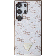 Заредете изображение във визуализатора на галерията – Guess 4G Triangle case for Samsung Galaxy S24 Ultra - white
