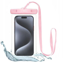 Заредете изображение във визуализатора на галерията – Tech-Protect Waterproof Case UWC7 waterproof cover for devices up to 6.9" - pink
