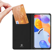 Заредете изображение във визуализатора на галерията – Калъф тип книга DUX DUCIS SKIN PRO за REDMI NOTE 12 Pro 5G / 11 Pro 5G / 4G черен
