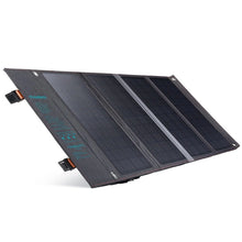 Заредете изображение във визуализатора на галерията – Choetech tourist USB solar charger, USB C 36W QC PD gray (SC006)
