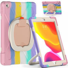 Заредете изображение във визуализатора на галерията – Tech-Protect X-Armor case for iPad 10.2" 7 / 8 / 9 2019-2021 - pink and blue
