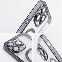 Заредете изображение във визуализатора на галерията – ELECTRO MAG COVER case compatible with MagSafe for IPHONE 17 Pro black

