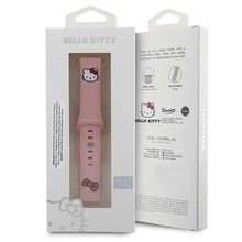 Заредете изображение във визуализатора на галерията – Hello Kitty Silicone Kitty Head strap universal 22mm - pink

