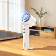 Заредете изображение във визуализатора на галерията – HOCO handheld folding fan HX61 white
