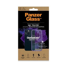 Заредете изображение във визуализатора на галерията – PanzerGlass ClearCase antibacterial Military Grade certified case for iPhone 13 mini - transparent purple
