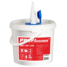 Заредете изображение във визуализатора на галерията – Cloths in a bucket with a soaking dispenser ProfiSauber WET SET 250

